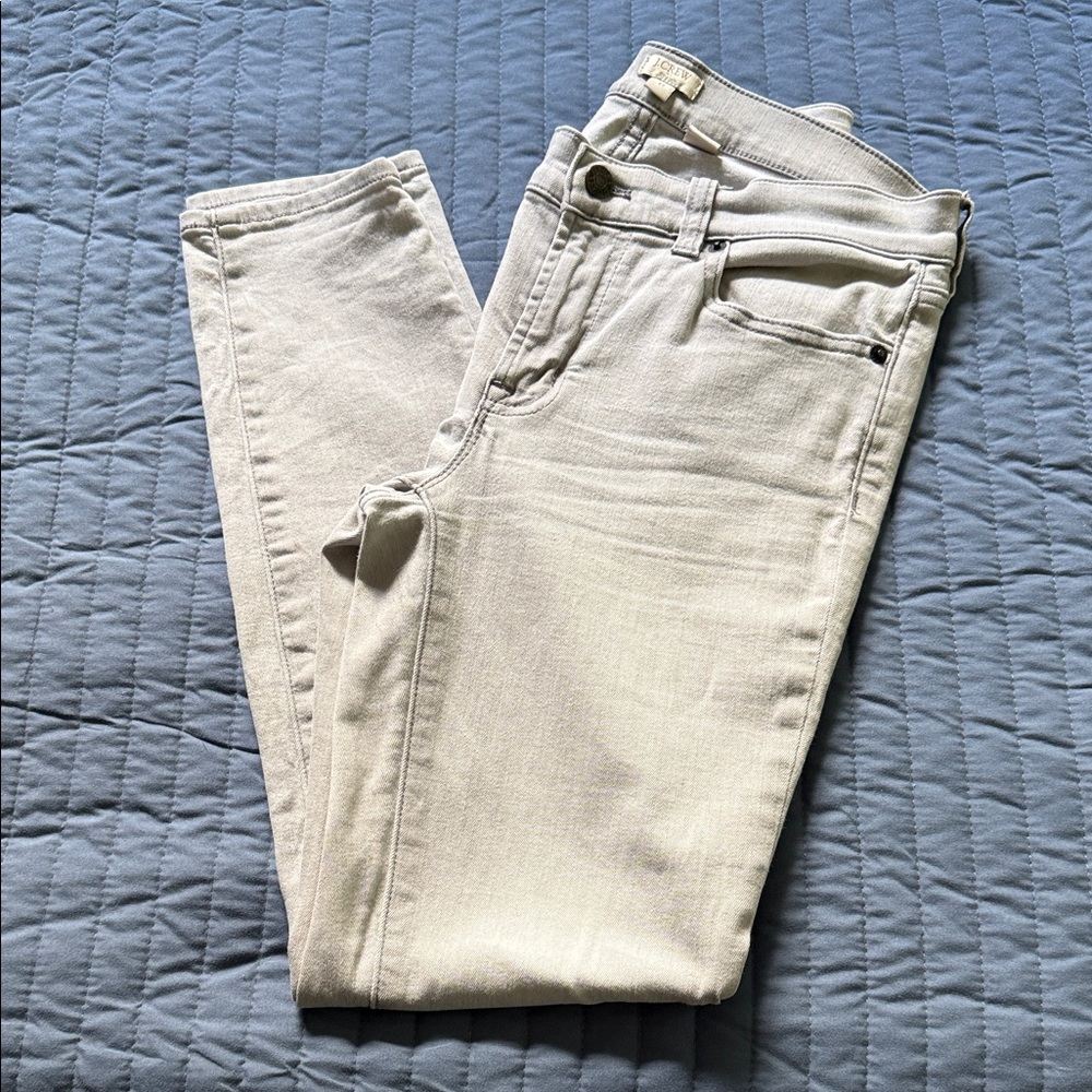J. Crew Women's Skinny Jeans in Light Beige